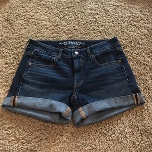 American Eagle Midi Jean Shorts